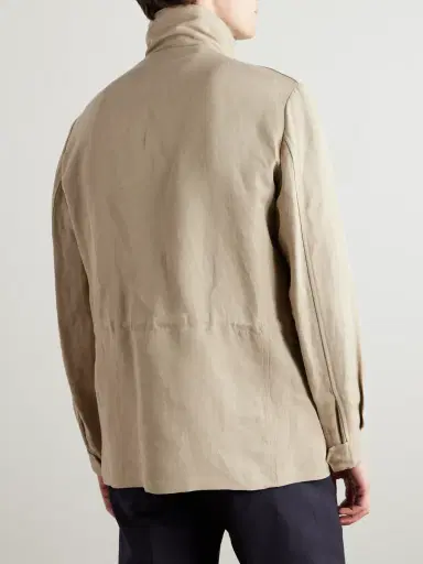 Loro Piana Linen and Silk-Blend Field Jacket - Men | Thumbnail 4 Loro Piana Linen and Silk-Blend Field Jacket - Men | Thumbnail 4