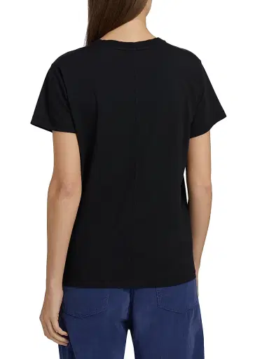 The Row Women's Florie Cotton T-Shirt - Black | Thumbnail 5 The Row Women's Florie Cotton T-Shirt - Black | Thumbnail 5