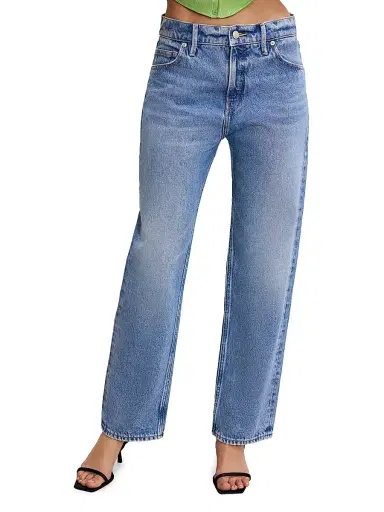 Good American Women's Good Standard Straight-Leg Jeans - Indigo | Thumbnail 3 Good American Women's Good Standard Straight-Leg Jeans - Indigo | Thumbnail 3