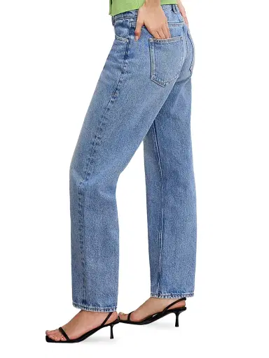 Good American Women's Good Standard Straight-Leg Jeans - Indigo | Thumbnail 4 Good American Women's Good Standard Straight-Leg Jeans - Indigo | Thumbnail 4