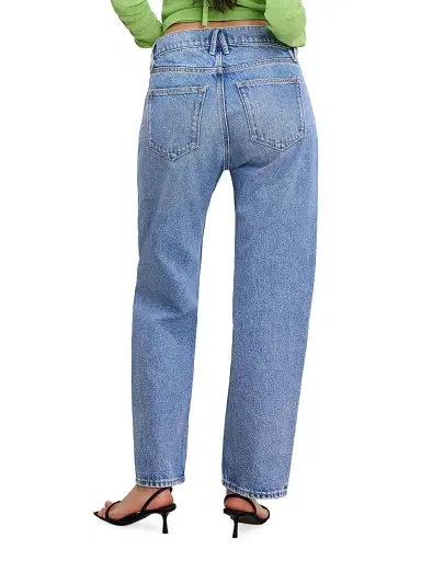 Good American Women's Good Standard Straight-Leg Jeans - Indigo | Thumbnail 5 Good American Women's Good Standard Straight-Leg Jeans - Indigo | Thumbnail 5