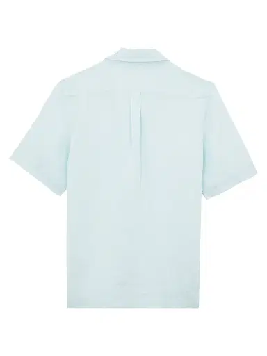 Vilebrequin Men's Mineral Dye Linen Shirt - Pacific | Thumbnail 3 Vilebrequin Men's Mineral Dye Linen Shirt - Pacific | Thumbnail 3