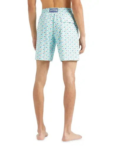 Vilebrequin Men's Micro Ronde Des Tortues Rainbow Stretch Swim Shorts - Pacific - Size XXL | Thumbnail 4 Vilebrequin Men's Micro Ronde Des Tortues Rainbow Stretch Swim Shorts - Pacific - Size XXL | Thumbnail 4