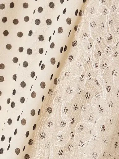 Valentino Garavani Lace-trimmed Ruffled Polka-dot Silk-georgette Gown | Thumbnail 5 Valentino Garavani Lace-trimmed Ruffled Polka-dot Silk-georgette Gown | Thumbnail 5