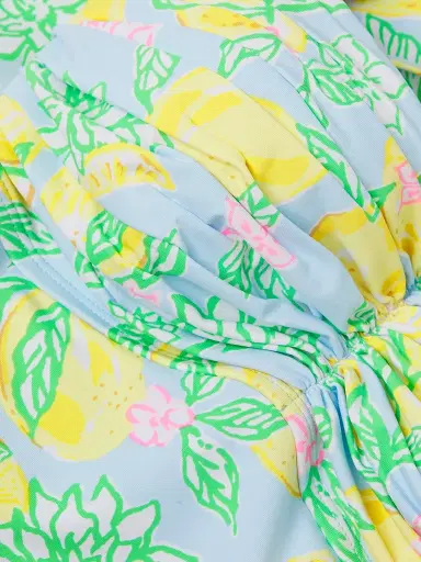Lilly Pulitzer Women's Solaria Bluette Make Lemonade One-Piece Swimsuit - Bluette Make Lemonade | Thumbnail 6 Lilly Pulitzer Women's Solaria Bluette Make Lemonade One-Piece Swimsuit - Bluette Make Lemonade | Thumbnail 6