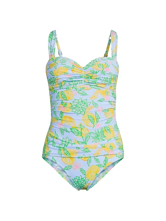 Women's Solaria Bluette Make Lemonade One-Piece Swimsuit - Bluette Make Lemonade Women's Solaria Bluette Make Lemonade One-Piece Swimsuit - Bluette Make Lemonade