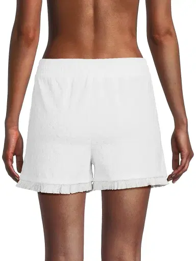 Lilly Pulitzer Women's Riv Terry Coverup Shorts - Resort White Lil Butterfly - Size XL | Thumbnail 5 Lilly Pulitzer Women's Riv Terry Coverup Shorts - Resort White Lil Butterfly - Size XL | Thumbnail 5
