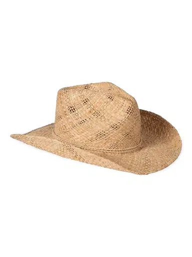 Lack of color Women's Memoirs Sundance Cowboy Raffia Hat - Natural - Size Large | Thumbnail 1 Lack of color Women's Memoirs Sundance Cowboy Raffia Hat - Natural - Size Large | Thumbnail 1
