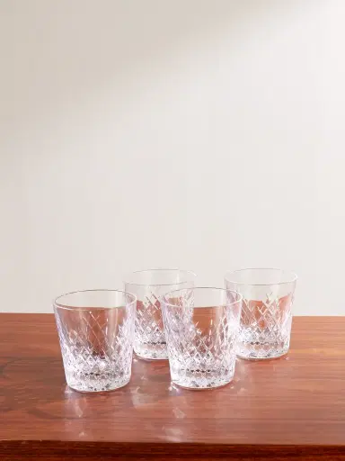 Soho Home Barwell Set of Four Crystal Rocks Glasses - Men | Thumbnail 1 Soho Home Barwell Set of Four Crystal Rocks Glasses - Men | Thumbnail 1