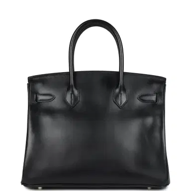 HERMÈS Vintage Hermes Birkin 30 Black Box Palladium Hardware | Thumbnail 4 HERMÈS Vintage Hermes Birkin 30 Black Box Palladium Hardware | Thumbnail 4