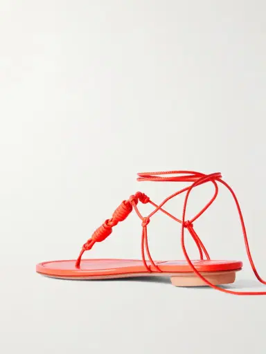 Aquazzura Oaxaca Knotted Leather Sandals | Thumbnail 3 Aquazzura Oaxaca Knotted Leather Sandals | Thumbnail 3
