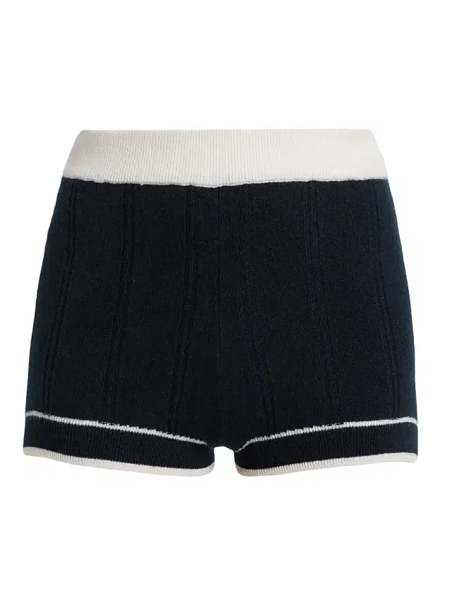 Women's Racer Cashmere Knit Shorts - Midnight Women's Racer Cashmere Knit Shorts - Midnight