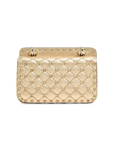 Valentino Garavani Women's Rockstud Spike Laminated Nappa Crossbody Bag - Mekong | Thumbnail 5 Valentino Garavani Women's Rockstud Spike Laminated Nappa Crossbody Bag - Mekong | Thumbnail 5