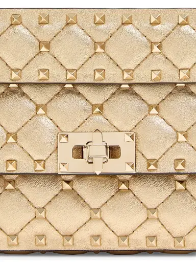 Valentino Garavani Women's Rockstud Spike Laminated Nappa Crossbody Bag - Mekong | Thumbnail 7 Valentino Garavani Women's Rockstud Spike Laminated Nappa Crossbody Bag - Mekong | Thumbnail 7