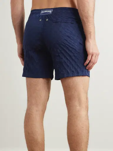 Vilebrequin Moorea Straight-Leg Mid-Length Jacquard Swim Shorts - Men | Thumbnail 3 Vilebrequin Moorea Straight-Leg Mid-Length Jacquard Swim Shorts - Men | Thumbnail 3