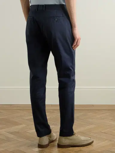 Sunspel Straight-Leg Garment-Dyed Cotton-Blend Twill Chinos - Men | Thumbnail 4 Sunspel Straight-Leg Garment-Dyed Cotton-Blend Twill Chinos - Men | Thumbnail 4