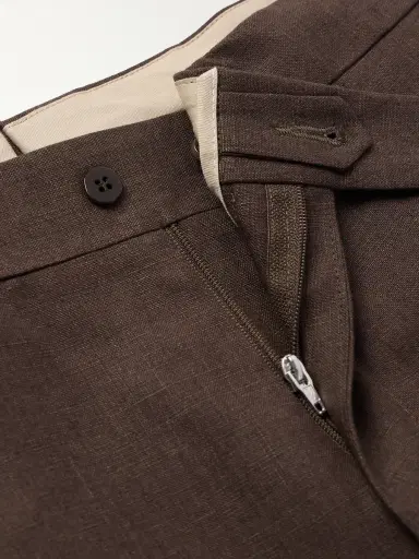 Stòffa Straight-Leg Pleated Linen Trousers - Men | Thumbnail 6 Stòffa Straight-Leg Pleated Linen Trousers - Men | Thumbnail 6
