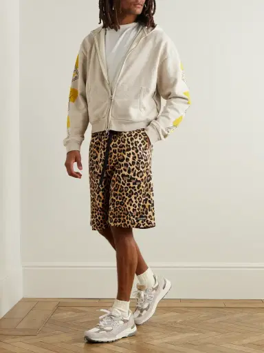 KAPITAL Printed Cotton-Jersey Zip-Up Hoodie - Men | Thumbnail 2 KAPITAL Printed Cotton-Jersey Zip-Up Hoodie - Men | Thumbnail 2