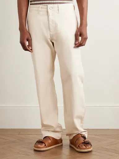 NN07 Aden 1923 Straight-Leg Organic Cotton-Blend Twill Trousers - Men | Thumbnail 3 NN07 Aden 1923 Straight-Leg Organic Cotton-Blend Twill Trousers - Men | Thumbnail 3