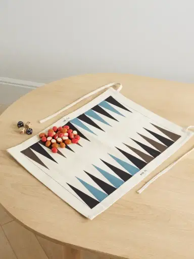 Fourth Street Canvas, Wood And Metal Backgammon Set | Thumbnail 1 Fourth Street Canvas, Wood And Metal Backgammon Set | Thumbnail 1