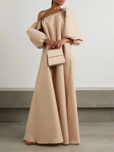 BERNADETTE Nathalie Off-the-shoulder Taffeta Gown | Thumbnail 2 BERNADETTE Nathalie Off-the-shoulder Taffeta Gown | Thumbnail 2