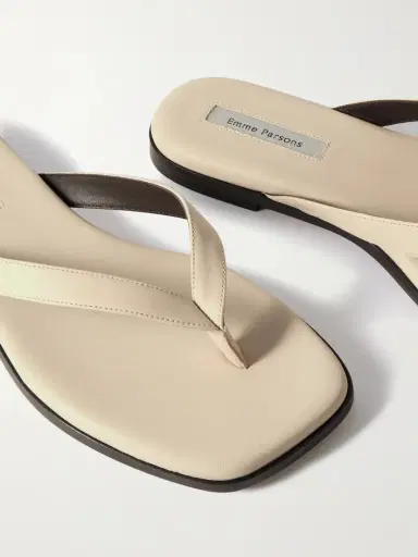 Emme Parsons Meta Leather Flip Flops | Thumbnail 4 Emme Parsons Meta Leather Flip Flops | Thumbnail 4