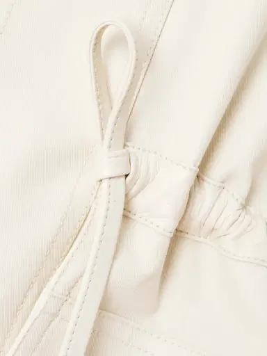 Bottega Veneta Leather-trimmed Cotton-twill Jacket | Thumbnail 4 Bottega Veneta Leather-trimmed Cotton-twill Jacket | Thumbnail 4