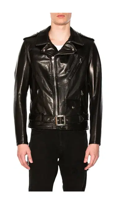 SCHOTT Pebbled Moto Jacket | Thumbnail 2 SCHOTT Pebbled Moto Jacket | Thumbnail 2