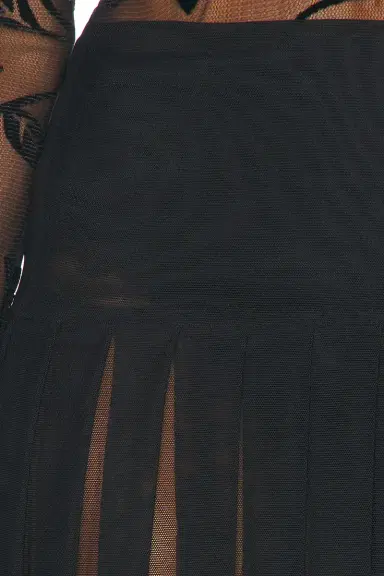 Norma Kamali Pleated Long Skirt | Thumbnail 6 Norma Kamali Pleated Long Skirt | Thumbnail 6