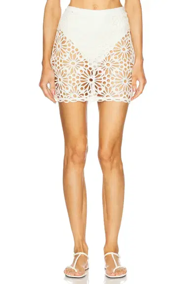 Norma Kamali Straight Mini Skirt | Thumbnail 1 Norma Kamali Straight Mini Skirt | Thumbnail 1
