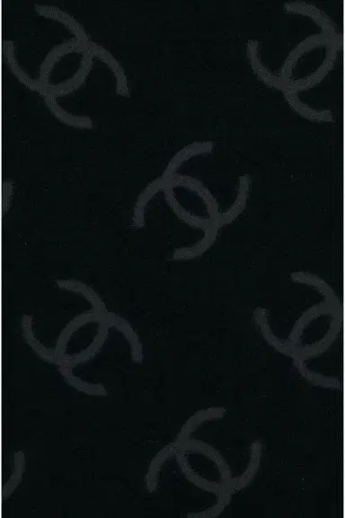Chanel Chanel Velour CC Dress | Thumbnail 4 Chanel Chanel Velour CC Dress | Thumbnail 4