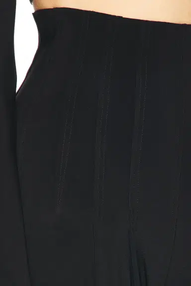 Norma Kamali High Waisted Tailored Pleat Pant | Thumbnail 6 Norma Kamali High Waisted Tailored Pleat Pant | Thumbnail 6