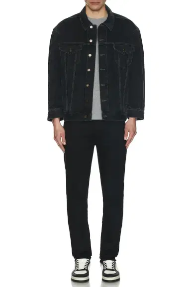 Saint Laurent Egg Shape Denim Jacket | Thumbnail 2 Saint Laurent Egg Shape Denim Jacket | Thumbnail 2