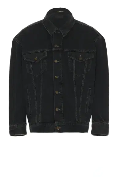 Saint Laurent Egg Shape Denim Jacket | Thumbnail 3 Saint Laurent Egg Shape Denim Jacket | Thumbnail 3
