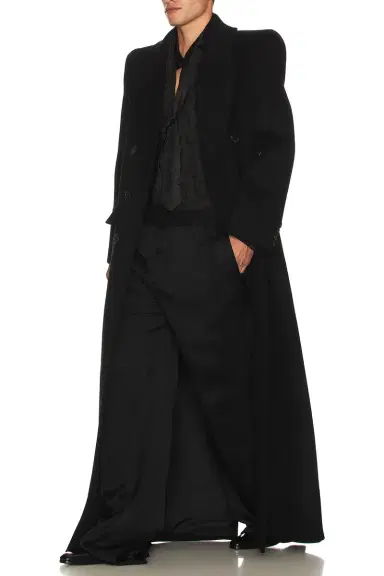 Saint Laurent Manteau Manche Monte Coat | Thumbnail 5 Saint Laurent Manteau Manche Monte Coat | Thumbnail 5