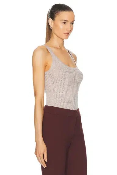 Gabriela Hearst Nevin Pointelle Tank Top | Thumbnail 2 Gabriela Hearst Nevin Pointelle Tank Top | Thumbnail 2