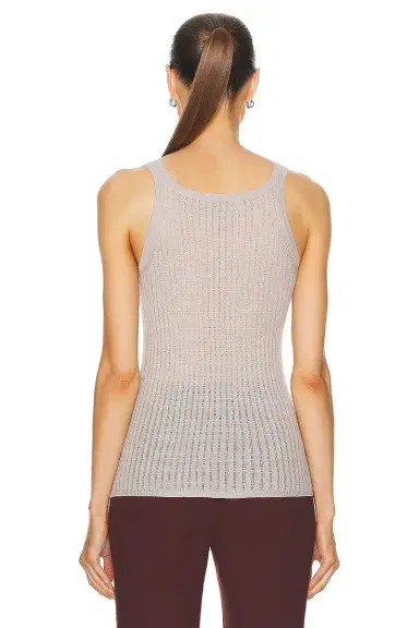 Gabriela Hearst Nevin Pointelle Tank Top | Thumbnail 3 Gabriela Hearst Nevin Pointelle Tank Top | Thumbnail 3