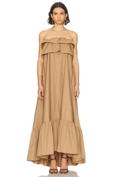 Saint Laurent Strapless Maxi Dress | Thumbnail 2 Saint Laurent Strapless Maxi Dress | Thumbnail 2