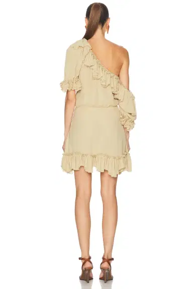 Saint Laurent One Shoulder Mini Dress | Thumbnail 5 Saint Laurent One Shoulder Mini Dress | Thumbnail 5