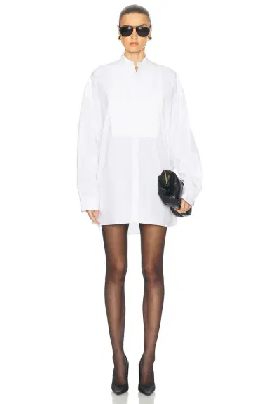 Wardrobe.NYC Tuxedo Mini Shirt Dress | Thumbnail 1 Wardrobe.NYC Tuxedo Mini Shirt Dress | Thumbnail 1
