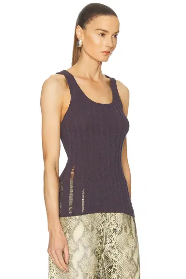 Acne Studios Kombo Gummy Tank Top | Thumbnail 2 Acne Studios Kombo Gummy Tank Top | Thumbnail 2