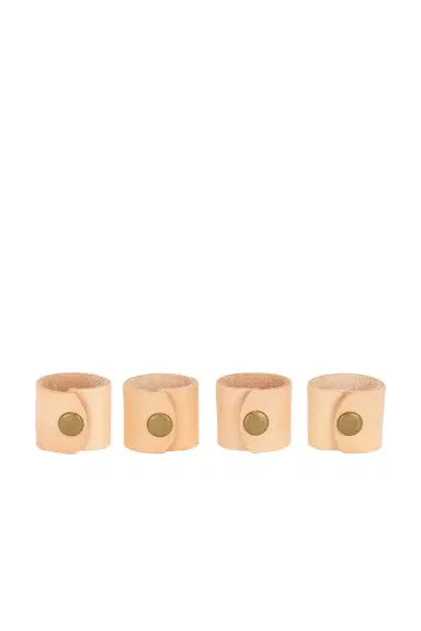 Jenni Kayne Leather Napkin Rings Set Of 4 | Thumbnail 2 Jenni Kayne Leather Napkin Rings Set Of 4 | Thumbnail 2