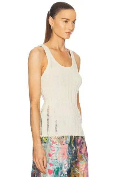 Acne Studios Kombo Gummy Tank Top | Thumbnail 2 Acne Studios Kombo Gummy Tank Top | Thumbnail 2