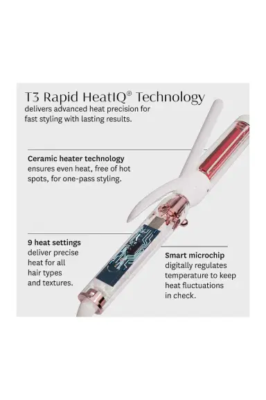 T3 Switch Kit Classics Trio Styling Iron With 3 Interchangeable Barrels | Thumbnail 6 T3 Switch Kit Classics Trio Styling Iron With 3 Interchangeable Barrels | Thumbnail 6