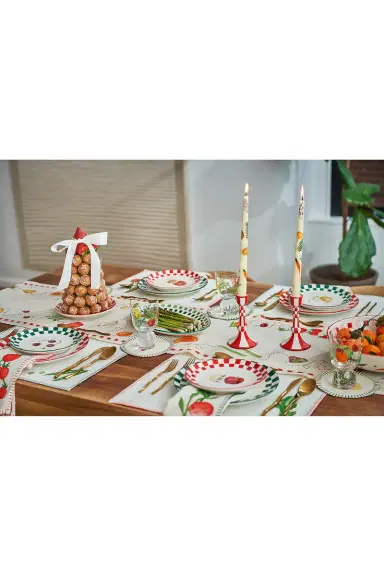 Misette Hand Painted Ceramic Candleholder | Thumbnail 2 Misette Hand Painted Ceramic Candleholder | Thumbnail 2