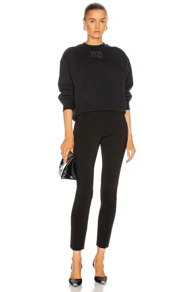 Alexander Wang Puff Paint Foundation Sweatshirt | Thumbnail 4 Alexander Wang Puff Paint Foundation Sweatshirt | Thumbnail 4