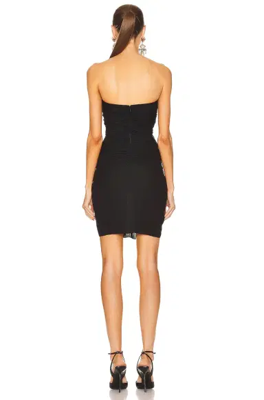 Saint Laurent Strapless Cutout Mini Dress | Thumbnail 3 Saint Laurent Strapless Cutout Mini Dress | Thumbnail 3
