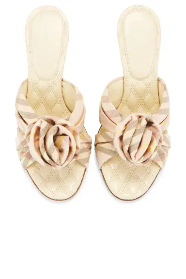 Burberry Mews Rose Sandal | Thumbnail 4 Burberry Mews Rose Sandal | Thumbnail 4