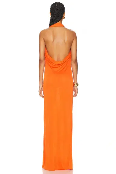 Saint Laurent Jersey Halterneck Dress | Thumbnail 5 Saint Laurent Jersey Halterneck Dress | Thumbnail 5