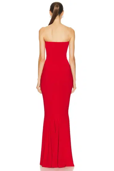 Norma Kamali Strapless Fishtail Gown | Thumbnail 3 Norma Kamali Strapless Fishtail Gown | Thumbnail 3